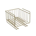 Metal Wire Storage Rack With Grid Design For Kitchen Bathroom Organization 3d model