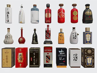 New Chinese Liquor 3d model