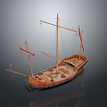 modern ship ancient ship ancient warship large ancient ship ancient warship 3d model