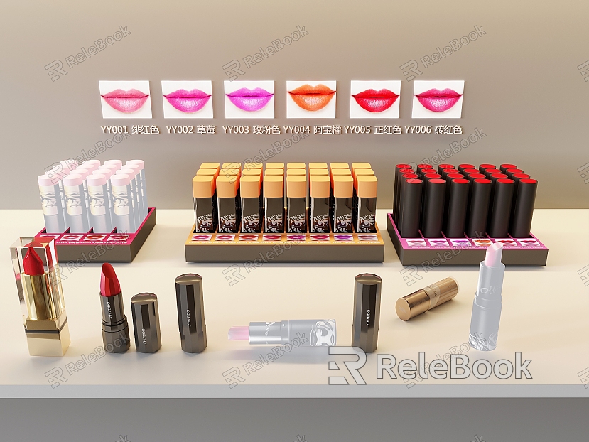 Cosmetics beauty makeup lipstick model