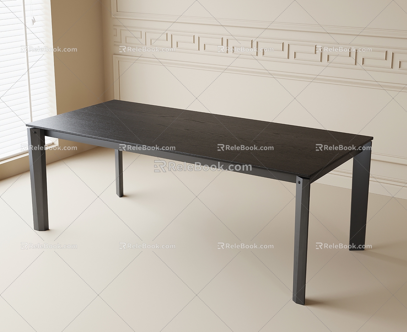 Dining table, desk, tea table 3d model