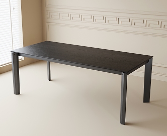 Dining table, desk, tea table 3d model