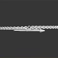 Silver Chain Necklace With Stylish Pendant Design For Modern Fashion Accessory