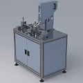 Horizontal piston pin assembly machine production equipment 3d model
