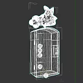 Red Pole Cat Electric Toys Vending Machine With Retro Design And Playful Logo
