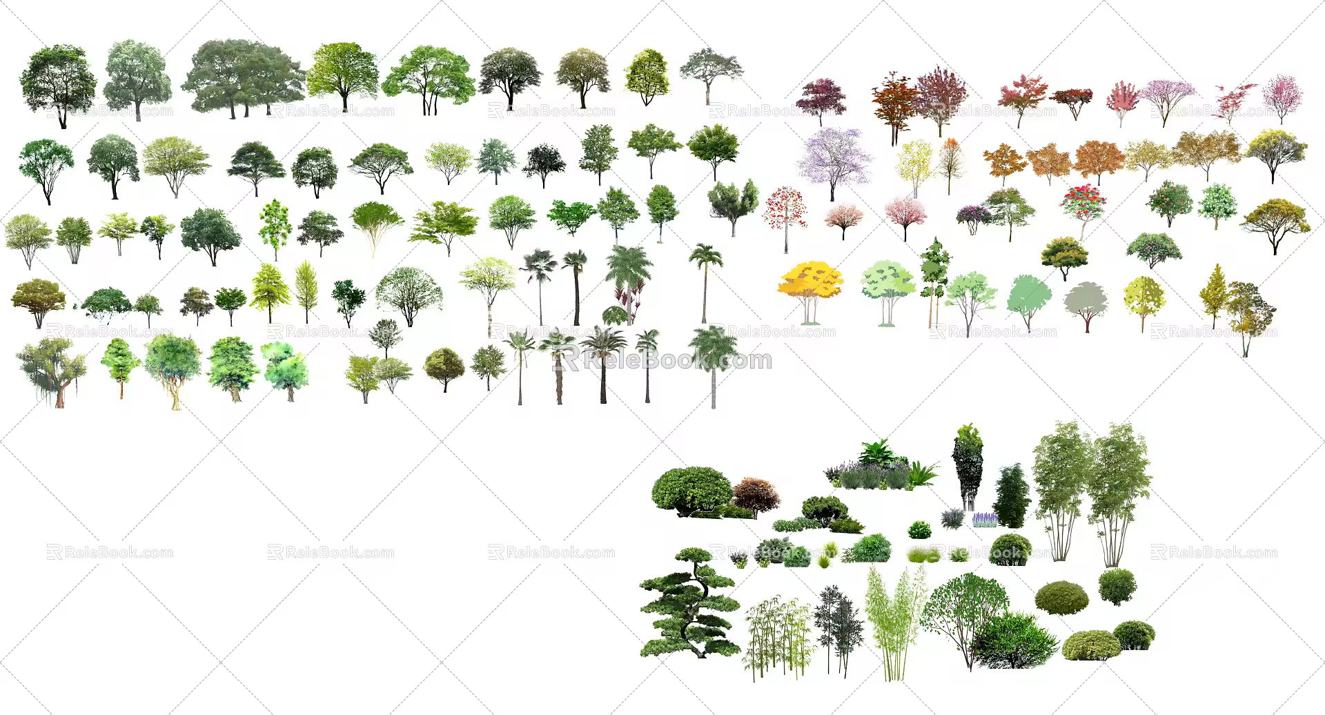 Modern Tree Landscape Tree 3d model