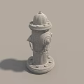 Red Fire Hydrant Essential Emergency Safety Equipment On Stone Paved Ground