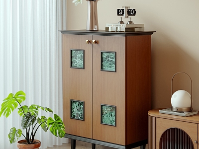 Modern Qui Decorative Cabinet Bucket Cabinet Ornaments Combination TV Cabinet model