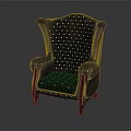 Modern Single Seater Sofa With Quilted Pattern Armrest Details And Elegant Design Elements