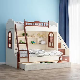 Mediterranean Bed Children's Bed 3d model