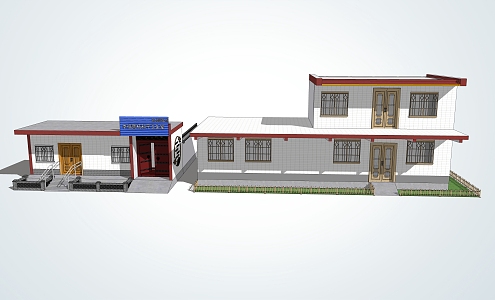 Modern Houses Rural Self-built Houses 3d model