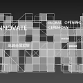 Innovate Collaborate Create Explore High End Global Project Architectural Wireframe Design