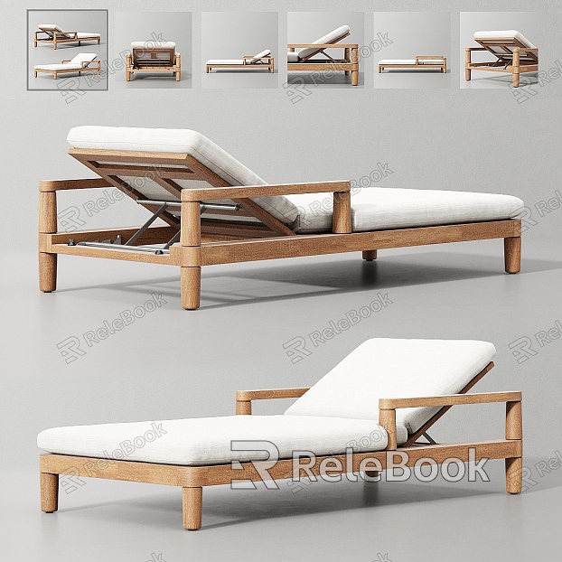 Miramar outdoor sun lounger model