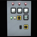 Electric box electric meter distribution cabinet electric box indicator meter 3d model