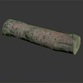 Natural Rustic Wood Log Showcasing Authentic Bark Texture And Cylindrical Shape