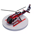 Helicopter 3d model
