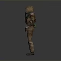 Gas Mask Science Fiction Gas Mask Gas Mask Respirator Breathing Mask Biochemical Mask Science Fiction Mask 3d model