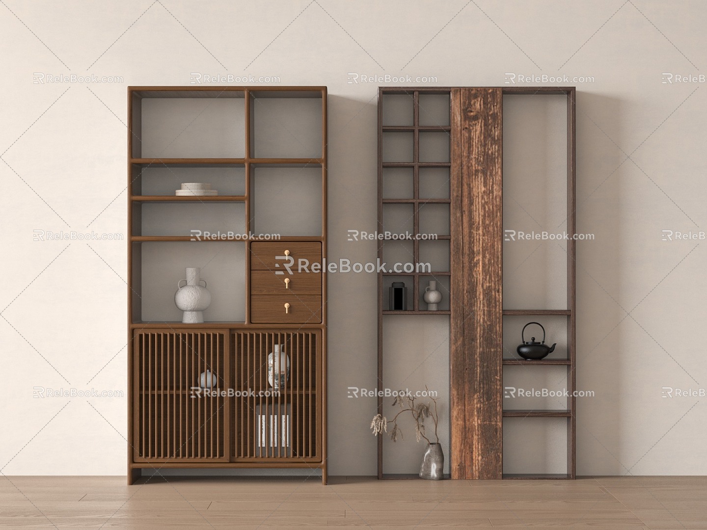 New Chinese Antique Rack 3d model