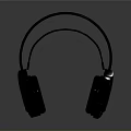 Modern Over Ear Headphones With Sleek Design Red Accents And Glossy Finish