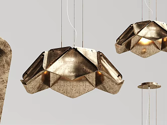 Industrial LOFT chandelier metal chandelier 3d model