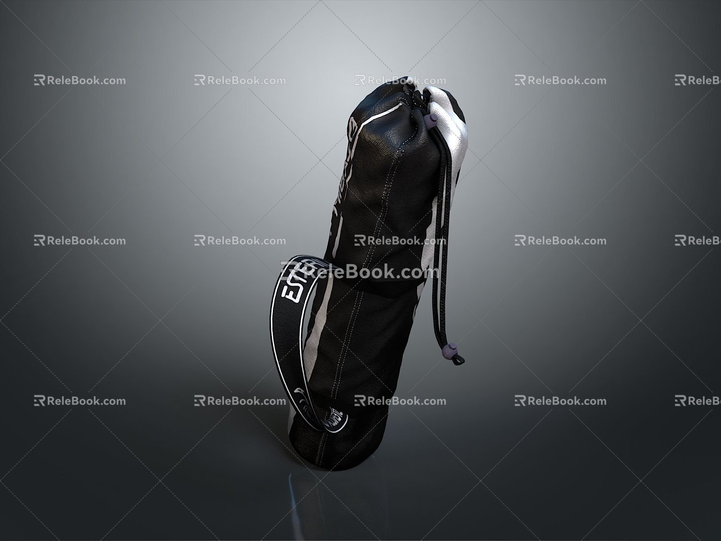 Bag leather bag cloth bag leather bag realistic 3d model