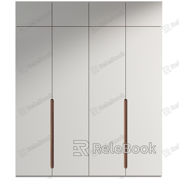 Modern wardrobe furniture combination model