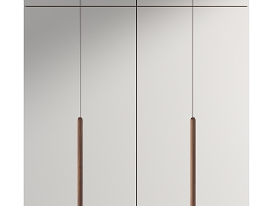 Modern wardrobe furniture combination model