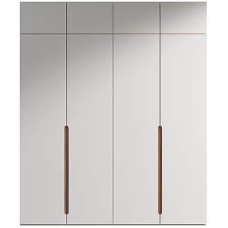 Modern wardrobe furniture combination 3d model