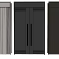 Different Colored Wooden Double Doors With Modern Designs For Home Interior