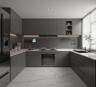 Modern Kitchen 3d model