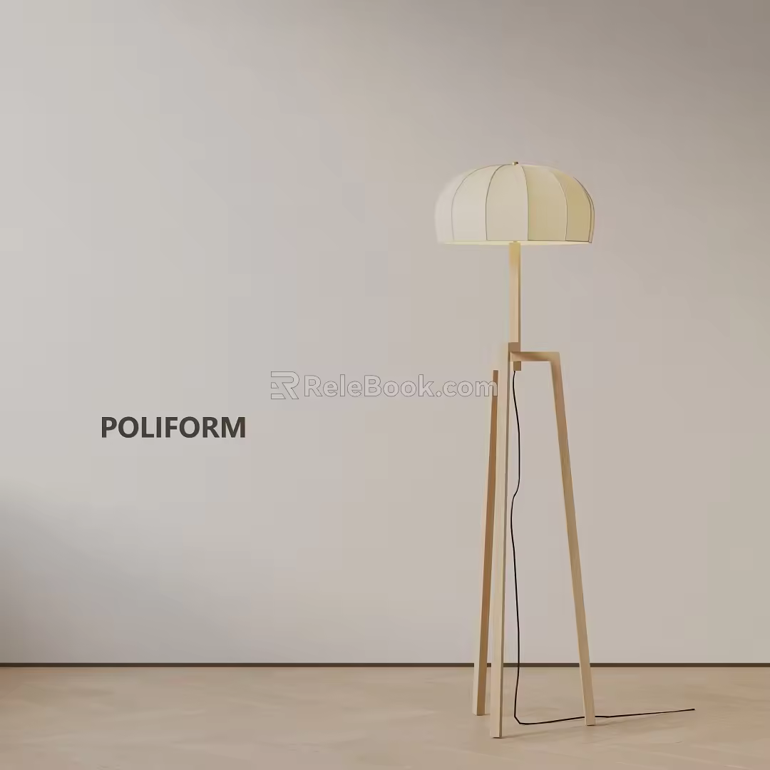 Modern floor lamp 3d model