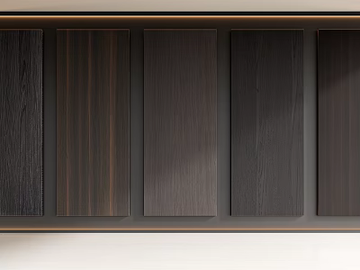 Modern Wooden Wall Panels With Various Textures And Color Options 3d model