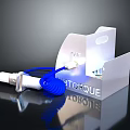 WISTORQUE Device With White Housing Blue Coiled Cable And Connection Head