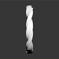 Elegant Modern Polished Silver Bracelet With Unique Twisted Design Fashion Accessory