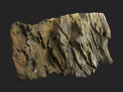 Natural Stone Wood Material With Rough Surface And Organic Natural Texture 3d model