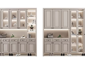 Jane Ou Shoe Cabinet 3d model