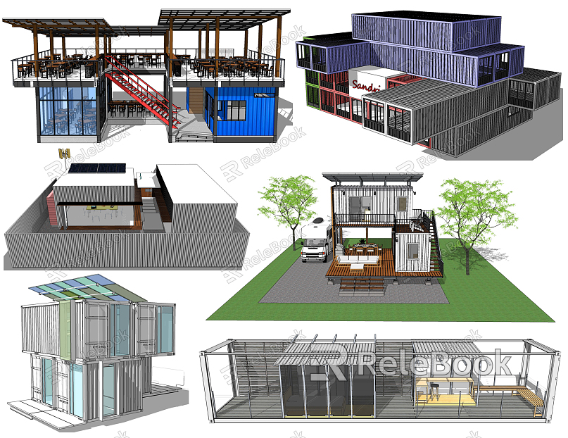 Industrial LOFT Container model