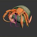 Modern Crab Sea Crab 3d model