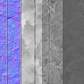 Rustic Natural Gray Stone Paneled Background Wall With Vertical Rough Textured Surface