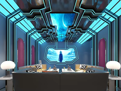 Modern KTV 3d model