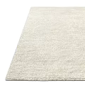Soft Beige Square Rug with Textured Surface for Modern Living Room Decor