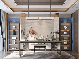 Light Luxury Study 3d model