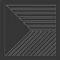Modern White Wall With Diagonal Striped Patterns And Textured 3D Design Elements