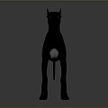 Modern Dog Great Dane German Great Dane Large Dog 3d model