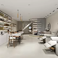 Beauty Hair Salon Interior With Modern Decor Comfortable Chairs Styling Stations And Reception Desk