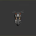 Ducati Motorcycle With Black And Red Modern Design Red Frame And Golden Wheels