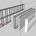 Structural Metal Frame Construction With Support Beams And Wall Panel Components