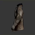 Ancient Medieval Weapon Armor With Silver Metallic Finish And Intricate Historical Design