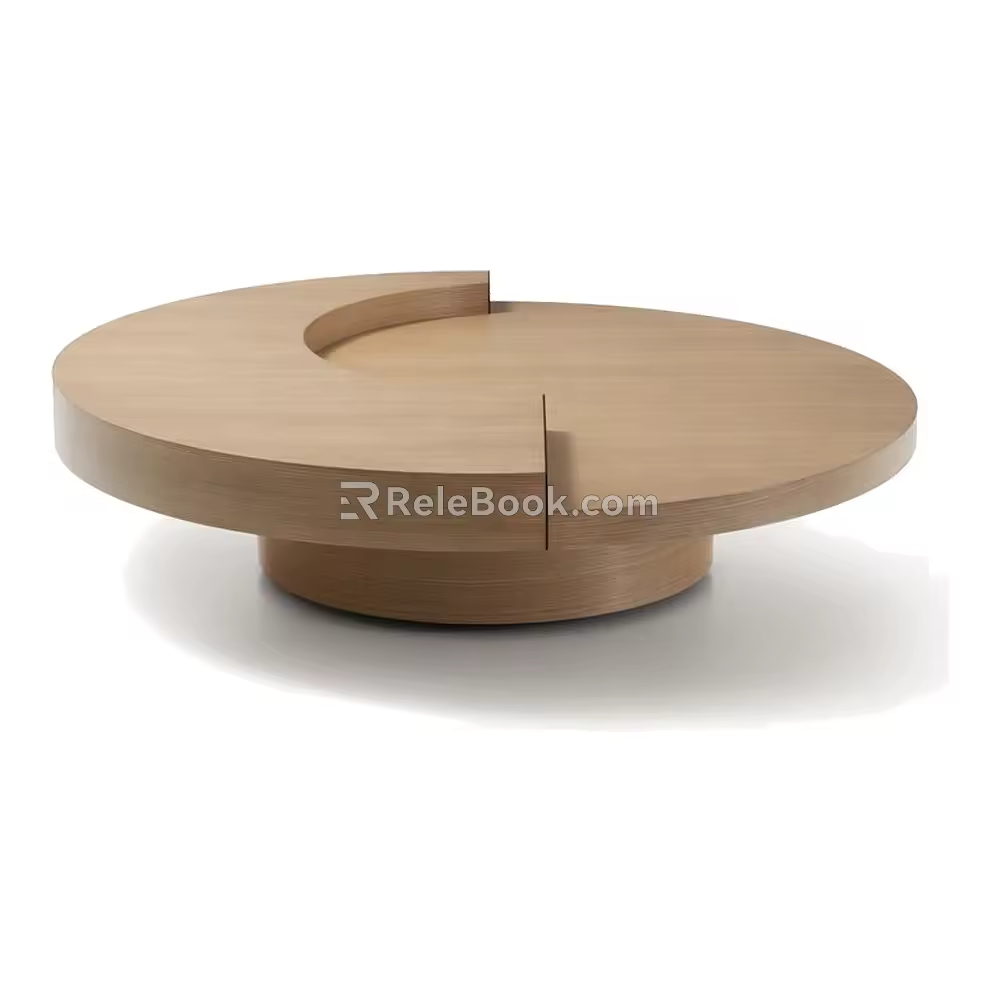 Tea Table Tea Table Middle Ancient Tea Table-Silent Tea Table 3d model