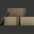 Multiple Sturdy Cardboard Boxes Stacked and Open for Storage and Packaging